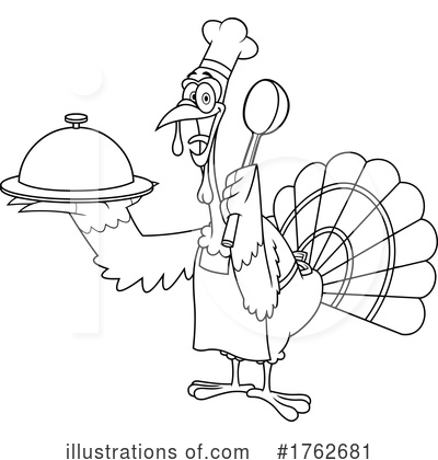 Royalty-Free (RF) Turkey Clipart Illustration by Hit Toon - Stock Sample #1762681
