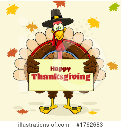 Royalty-Free (RF) Turkey Clipart Illustration by Hit Toon - Stock Sample #1762683