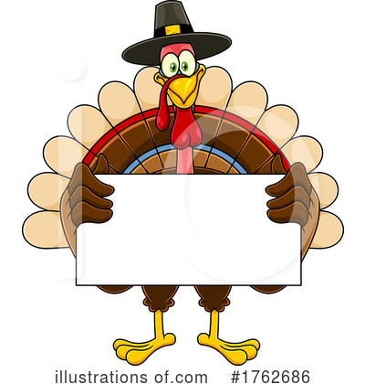 Royalty-Free (RF) Turkey Clipart Illustration by Hit Toon - Stock Sample #1762686