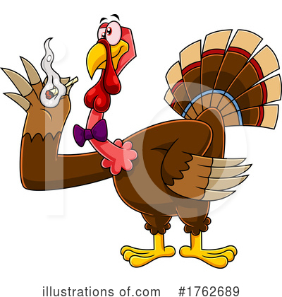 Royalty-Free (RF) Turkey Clipart Illustration by Hit Toon - Stock Sample #1762689