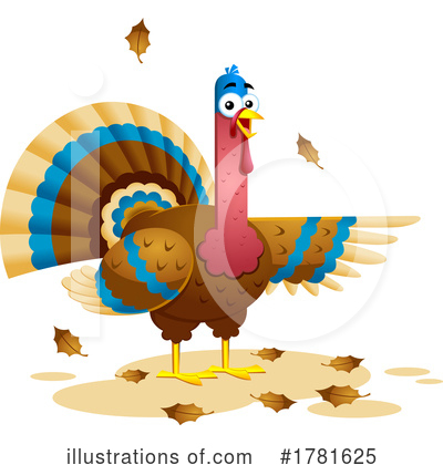 Royalty-Free (RF) Turkey Clipart Illustration by Hit Toon - Stock Sample #1781625