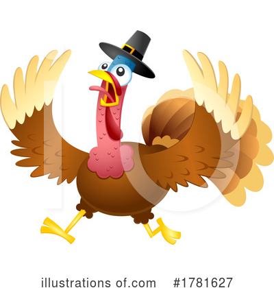 Royalty-Free (RF) Turkey Clipart Illustration by Hit Toon - Stock Sample #1781627