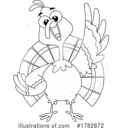 Royalty-Free (RF) Turkey Clipart Illustration by Hit Toon - Stock Sample #1782872