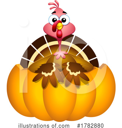 Turkey Clipart #1782880 by Hit Toon