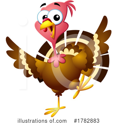 Royalty-Free (RF) Turkey Clipart Illustration by Hit Toon - Stock Sample #1782883