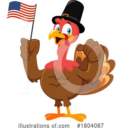 Turkey Clipart #1804087 by Hit Toon