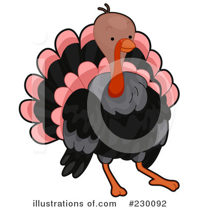 Royalty-Free (RF) Turkey Clipart Illustration by BNP Design Studio - Stock Sample #230092