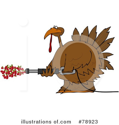 Royalty-Free (RF) Turkey Clipart Illustration by djart - Stock Sample #78923