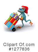 Turquoise Frog Clipart #1277836 by Julos