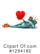 Turquoise Frog Clipart #1294182 by Julos