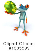 Turquoise Frog Clipart #1305599 by Julos