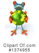 Turquoise Frog Clipart #1374955 by Julos