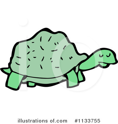 Royalty-Free (RF) Turtle Clipart Illustration by lineartestpilot - Stock Sample #1133755