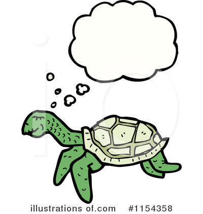 Royalty-Free (RF) Turtle Clipart Illustration by lineartestpilot - Stock Sample #1154358