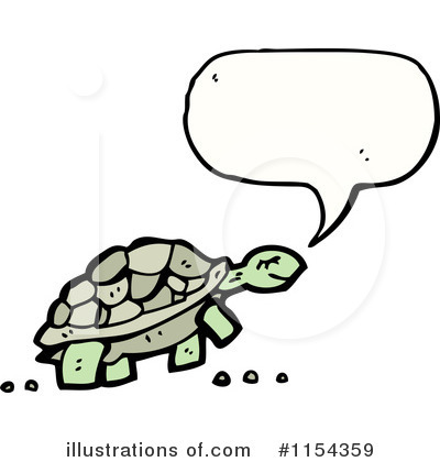 Royalty-Free (RF) Turtle Clipart Illustration by lineartestpilot - Stock Sample #1154359