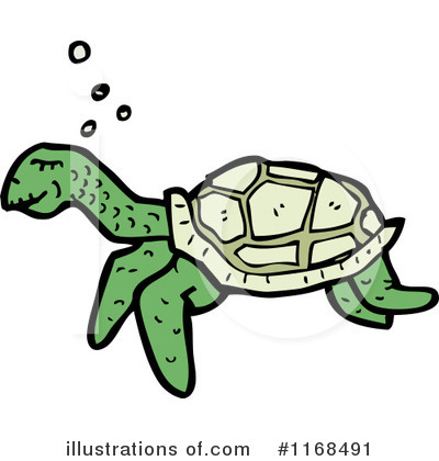 Royalty-Free (RF) Turtle Clipart Illustration by lineartestpilot - Stock Sample #1168491