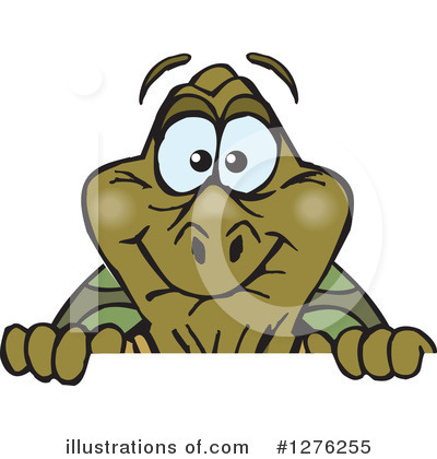 Turtle Clipart #1276255 by Dennis Holmes Designs