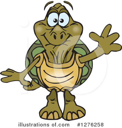 Turtle Clipart #1276258 by Dennis Holmes Designs