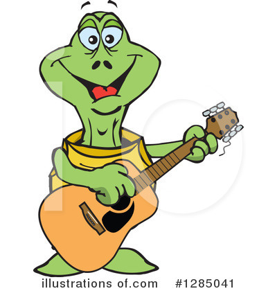 Royalty-Free (RF) Turtle Clipart Illustration by Dennis Holmes Designs - Stock Sample #1285041