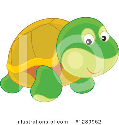 Royalty-Free (RF) Turtle Clipart Illustration by Alex Bannykh - Stock Sample #1289962