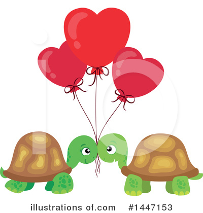 Royalty-Free (RF) Turtle Clipart Illustration by visekart - Stock Sample #1447153