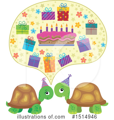 Royalty-Free (RF) Turtle Clipart Illustration by visekart - Stock Sample #1514946