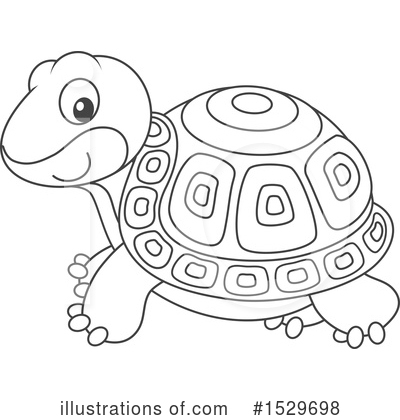Royalty-Free (RF) Turtle Clipart Illustration by Alex Bannykh - Stock Sample #1529698