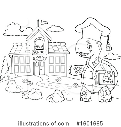 Royalty-Free (RF) Turtle Clipart Illustration by visekart - Stock Sample #1601665