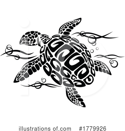 Turtle Clipart #1779926 by Vector Tradition SM