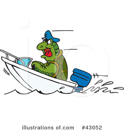 Royalty-Free (RF) Turtle Clipart Illustration by Dennis Holmes Designs - Stock Sample #43052