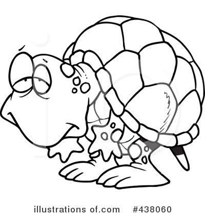 Royalty-Free (RF) Turtle Clipart Illustration by toonaday - Stock Sample #438060