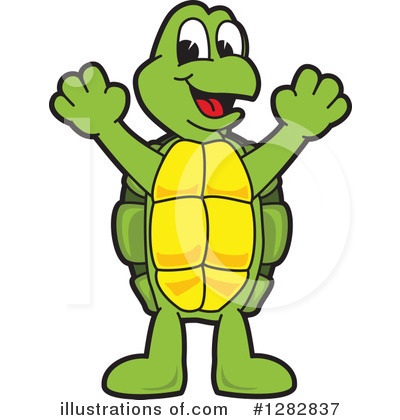 Royalty-Free (RF) Turtle Mascot Clipart Illustration by Mascot Junction - Stock Sample #1282837