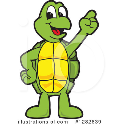 Royalty-Free (RF) Turtle Mascot Clipart Illustration by Mascot Junction - Stock Sample #1282839