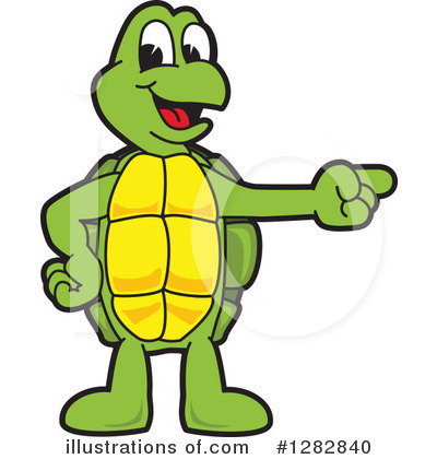 Royalty-Free (RF) Turtle Mascot Clipart Illustration by Mascot Junction - Stock Sample #1282840