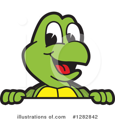 Royalty-Free (RF) Turtle Mascot Clipart Illustration by Mascot Junction - Stock Sample #1282842