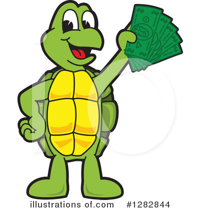 Royalty-Free (RF) Turtle Mascot Clipart Illustration by Mascot Junction - Stock Sample #1282844