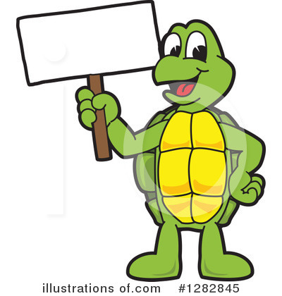 Royalty-Free (RF) Turtle Mascot Clipart Illustration by Mascot Junction - Stock Sample #1282845