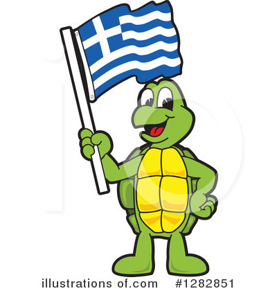 Royalty-Free (RF) Turtle Mascot Clipart Illustration by Mascot Junction - Stock Sample #1282851