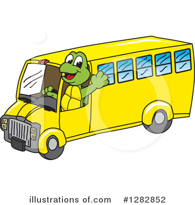 Royalty-Free (RF) Turtle Mascot Clipart Illustration by Mascot Junction - Stock Sample #1282852