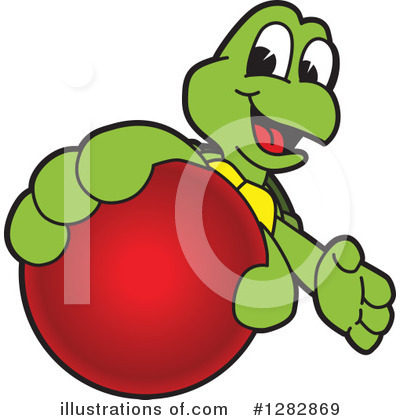 Turtle Mascot Clipart #1282869 by Mascot Junction