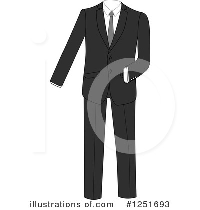 Royalty-Free (RF) Tuxedo Clipart Illustration by BNP Design Studio - Stock Sample #1251693