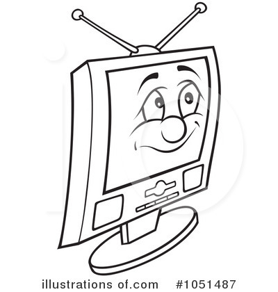 Royalty-Free (RF) Tv Clipart Illustration by dero - Stock Sample #1051487