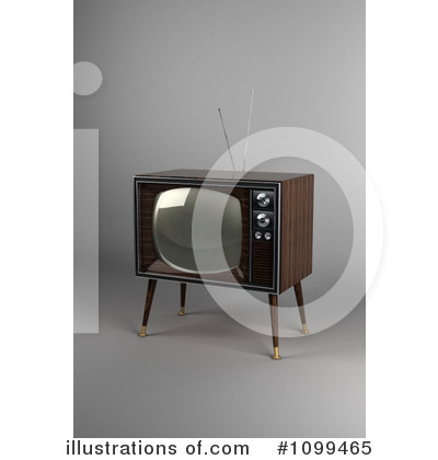 Royalty-Free (RF) Tv Clipart Illustration by stockillustrations - Stock Sample #1099465