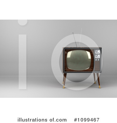 Royalty-Free (RF) Tv Clipart Illustration by stockillustrations - Stock Sample #1099467