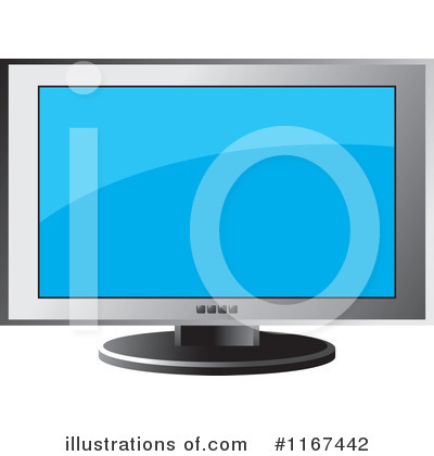 Royalty-Free (RF) Tv Clipart Illustration by Lal Perera - Stock Sample #1167442