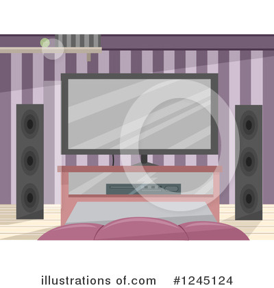 Royalty-Free (RF) Tv Clipart Illustration by BNP Design Studio - Stock Sample #1245124