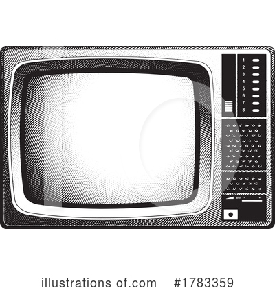 Royalty-Free (RF) Tv Clipart Illustration by cidepix - Stock Sample #1783359