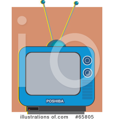 Royalty-Free (RF) Tv Clipart Illustration by Prawny - Stock Sample #65805