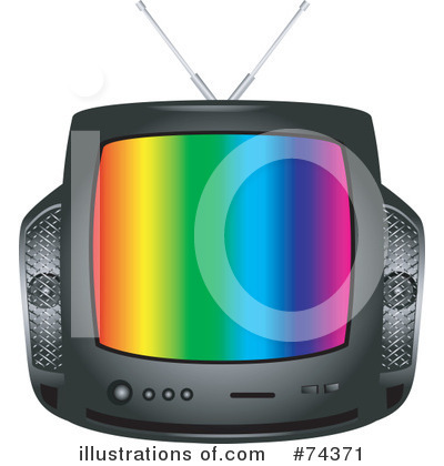 Royalty-Free (RF) Tv Clipart Illustration by BNP Design Studio - Stock Sample #74371