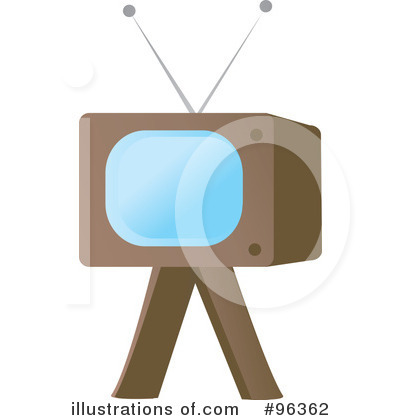 Royalty-Free (RF) Tv Clipart Illustration by Rasmussen Images - Stock Sample #96362